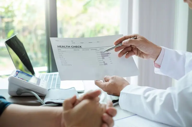 A provider reviewing a personalized health plan with a patient